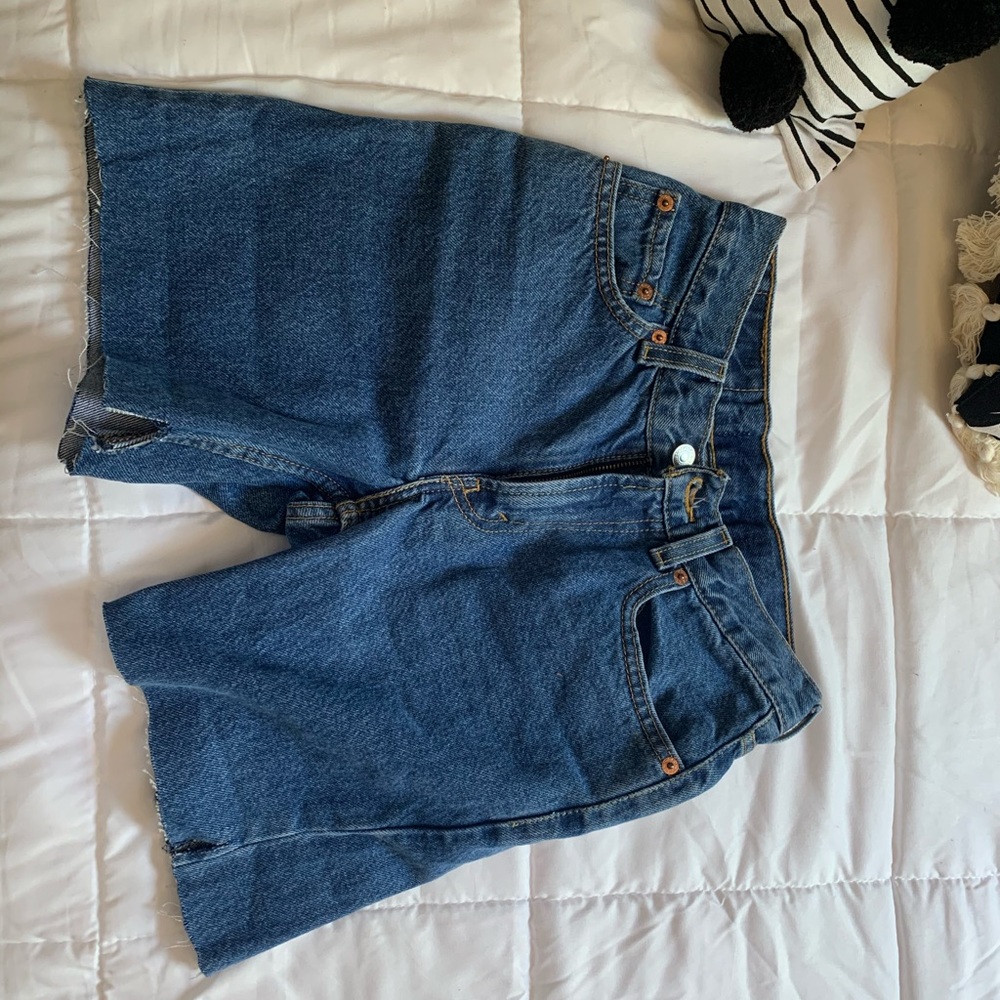 550s Levi vintage shorts size 25w - Picture 2 of 6